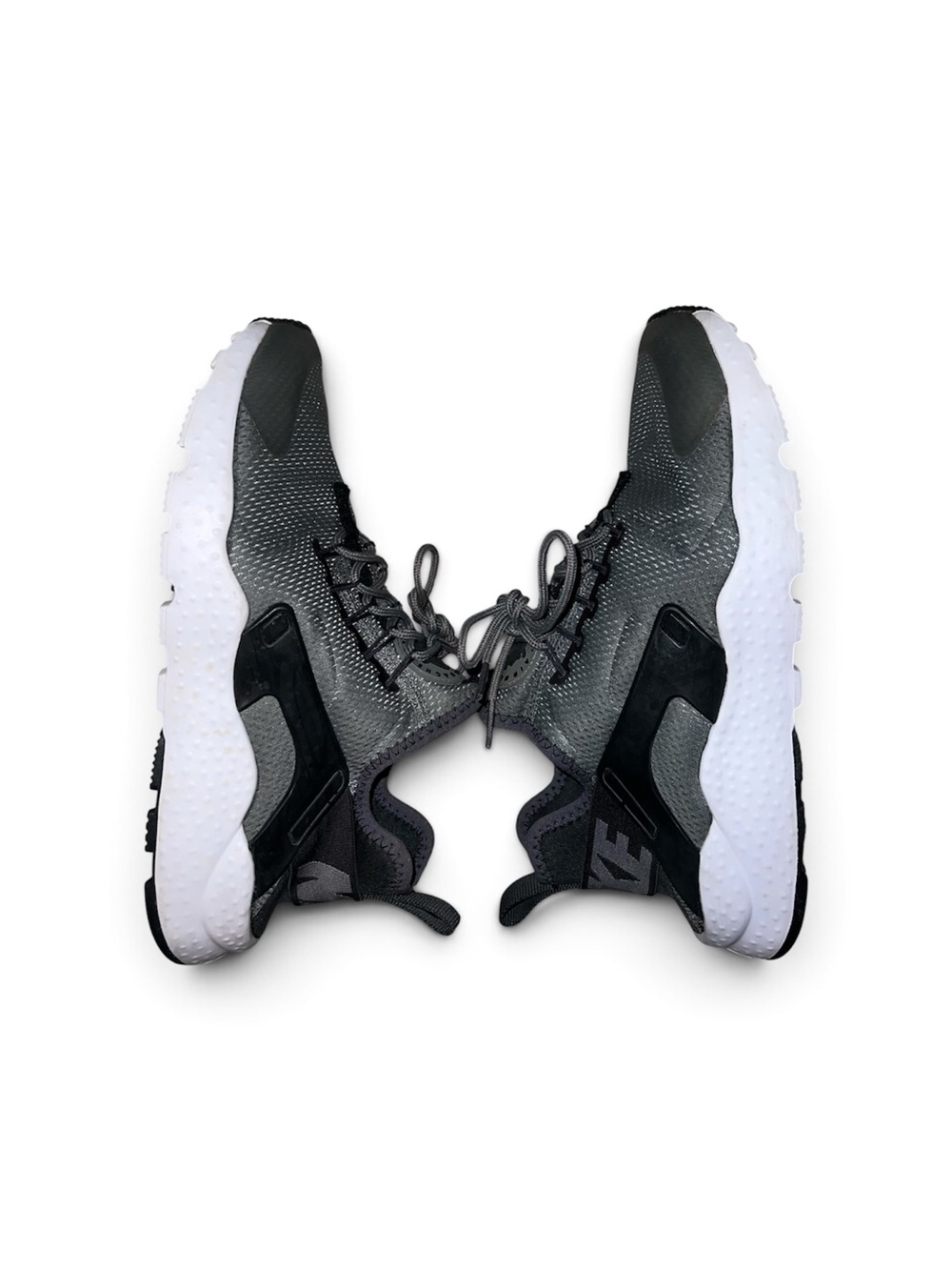 Nike Air Huarache Run Ultra Gray Black White Sneakers – Women’s 8.5